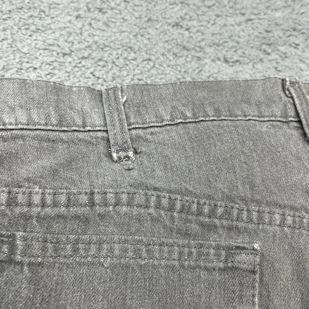 Levi's 549 Jeans Mens 36x30 Vintage 80s Gray Distressed Leather Tag Made In USA‎